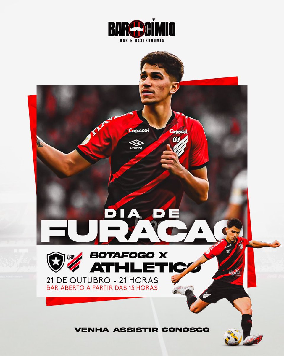 HOJE É DIA MEU POVO! 🔴⚫️

Estaremos abertos a partir das 15 horas, com a cerveja mais gelada da cidade, espetinhos, lanches e muito mais.

Venha nos visitar e assistir nosso querido furacão! ❤️🍻