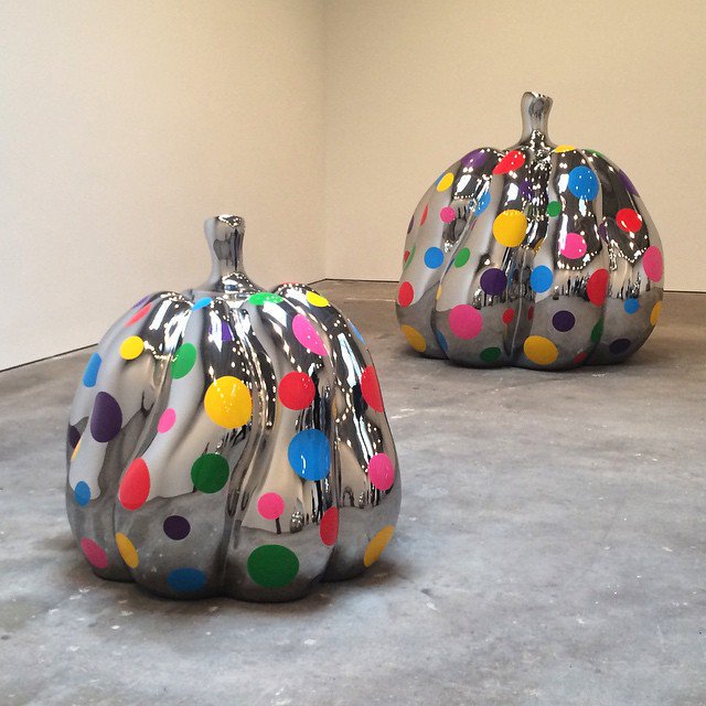 Japanese installation artist Yayoi Kusama, 'Pumpkins', 2013 #WomensArt