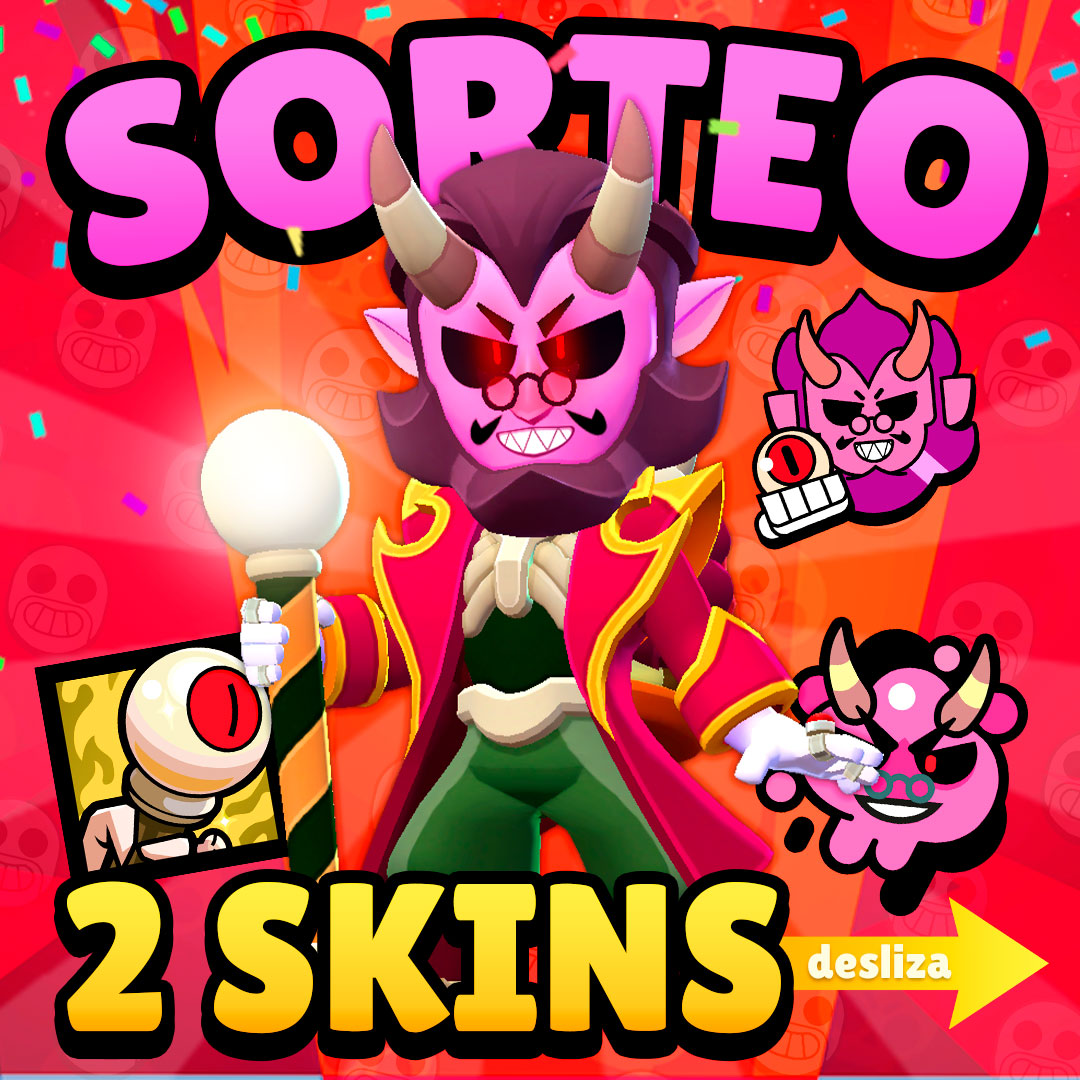 TwentyBrawl's tweet image. 🎁 ¡SORTEO 2 SKINS de BYRON MAESTRO de CEREMONIAS!
#RingmasterByronGiveaway #BizarreCircus

📩 ¡La skin y sus cosméticos se enviarán directo a tu cuenta!

❗ Para participar: Seguime + Like ❤ + RT 🔁 

⌛ Finaliza el 06/11 ;)