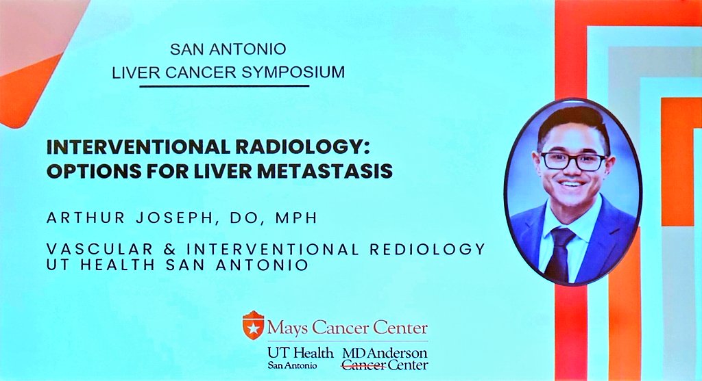 DrSukeshiArora's tweet photo. Arthur J oseph discusses IR tx for liver metastases #SALCS23
--Embolization of both hepatic vein and portal vein to grow FLR.
Newer method of growing FLR quickly. Less complications / morbidity than ALPSS.
@UnivHealthSA @UTHealthSAMDA https://t.co/dP6KvgSHVD