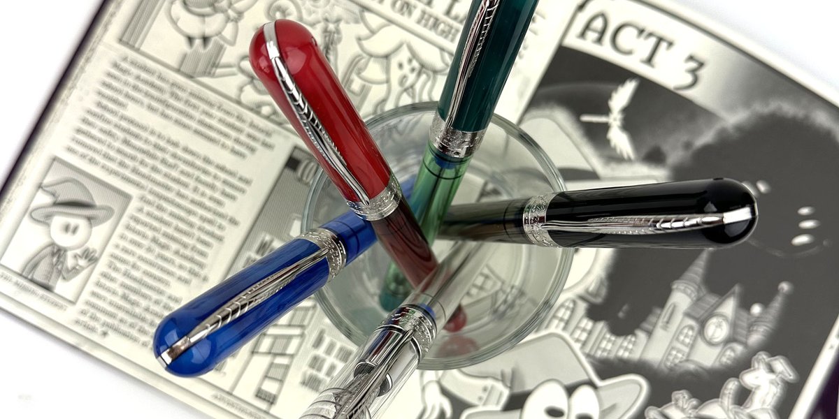 PenChalet's tweet photo. Did you hear? The Pineider Touchdown Twin Tanks fountain pens are not in stock with a gold nib option. Check it out: https://t.co/3K2c8mJ121 #fountainpen #goldnib #nib #penchalet #pineiderpens https://t.co/OAn8YKzHpp