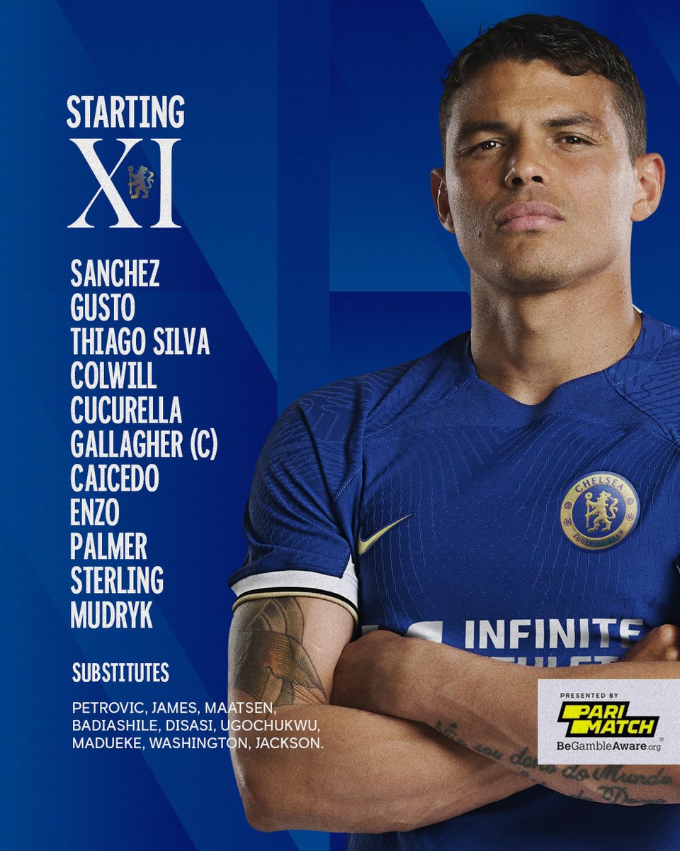 Your Chelsea side today! 🔵

<a href="/ParimatchUK/">Parimatch UK</a> | #CheArs