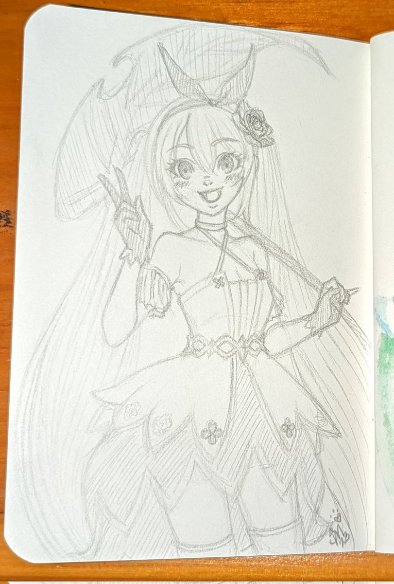 neko_maniax's tweet photo. was going to wait until Monday to post this, but want to start coloring it soon... So here it is. I think this is the cleanest sketch I've done so far.

#miku #hatsunemiku #fanart #thumbelina #figure #posestudy #figurestudy #cleansketch https://t.co/AloICDdj1R