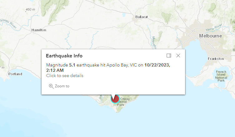 🚨 VSC BREAKING NEWS 🚨

A 5.1 magnitude earthquake has occurred at 2.12am near Apollo Bay! Did you feel it?
#earthquake #ApolloBay