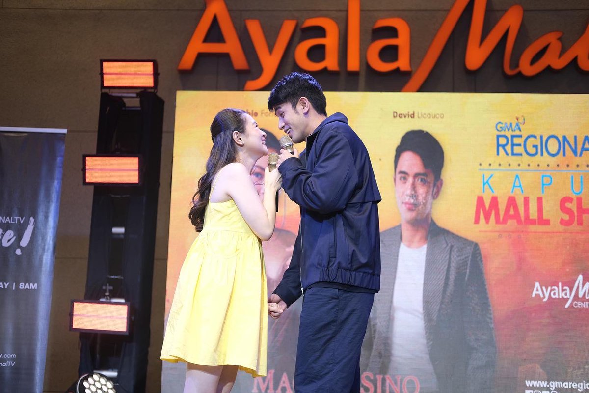 Sparkle_GMA's tweet photo. What a power duo ✨ #MagingSinoKaMan, we definitely felt all the love for Barbie Forteza and David Licauco 🥰 

Continue watching #BarDa in #MagingSinoKaManGMA — a few more twists are definitely in store for everyone 👀

#BarbieForteza #DavidLicauco #KapusoMallShow #GMARegionalTV https://t.co/PKhDWF9UBR