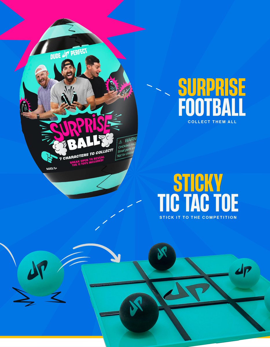 Dude Perfect Sticky Tic Tac Toe, Target Toss Game 