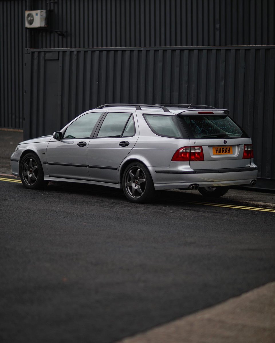 The Hirsch 9-5 wagon back from yet more fettling. Got to be one of the most beautiful estate cars ever designed.