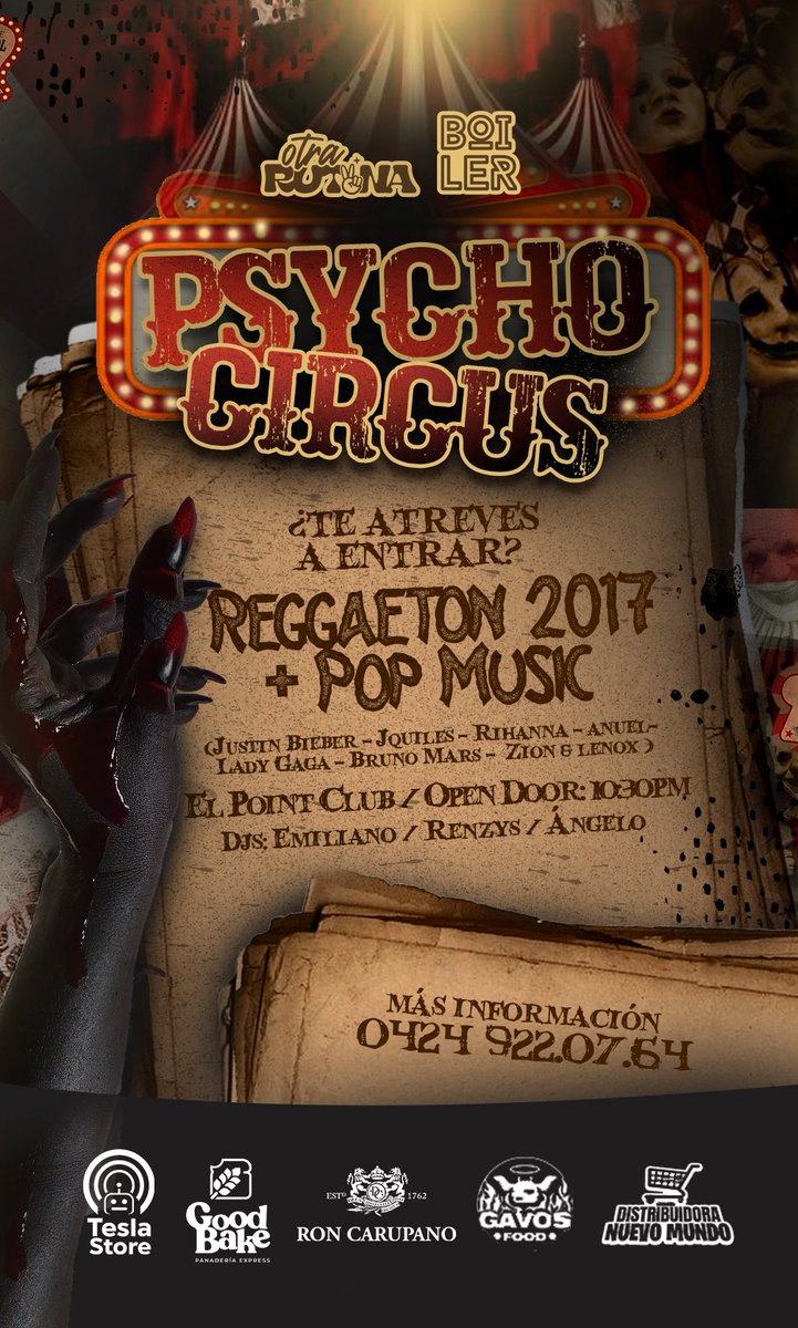 OtraRutina's tweet photo. Miren que bonito pero qué bonito nuestro flyer 👻! Thnks @galahstudio 

¿te quieres ganar un cover general?, síguenos, dale RT y cita este tweet diciendo cual es esa canción del 2016/18 que no puede faltar 🎪

¡Quedan muy pocos covers a la venta aprovecha! https://t.co/BdyaRq7gSw https://t.co/sADAhA6Dq4