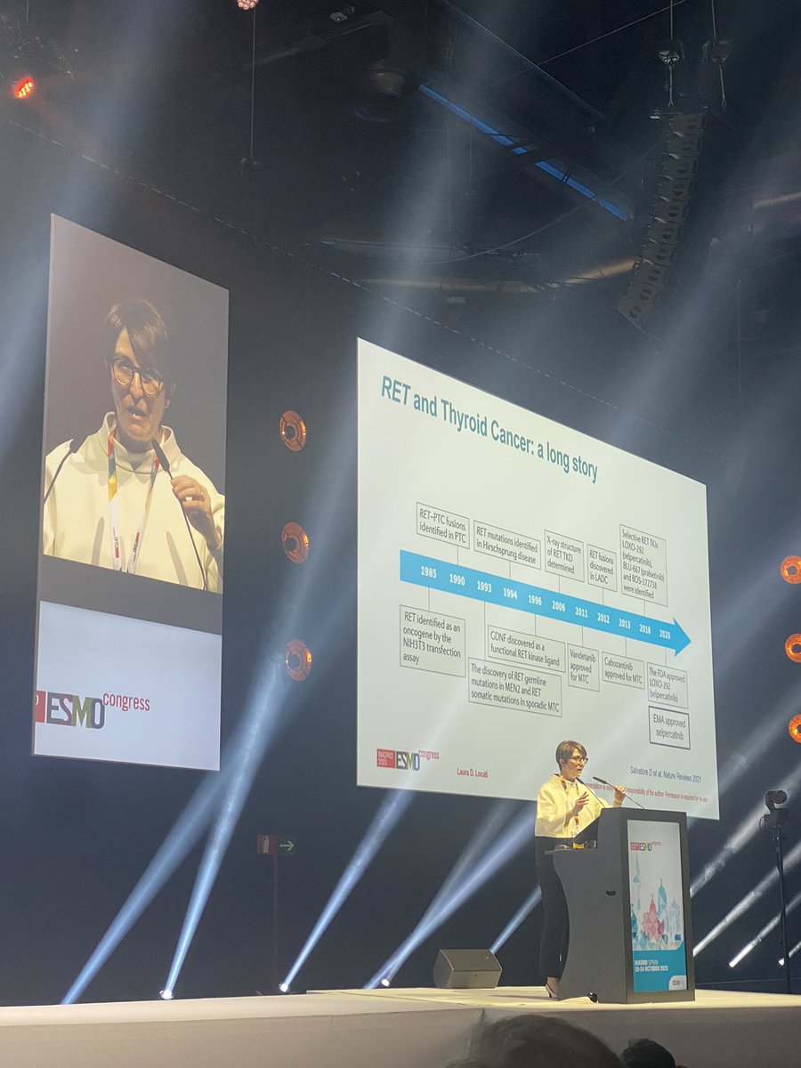 Christian Rolfo (@christianrolfo) on Twitter photo So happy to see my great friend and former colleague during my time at <a href="/IstTumori/">Istituto Tumori</a> in Milan, Dr. <a href="/laura_locati/">Laura Locati</a> discussing the important data in Ret mut positive with Selpercatinib for MTC. Congrats to her and Dr Julien Hadox . <a href="/myESMO/">ESMO - Eur. Oncology</a> #ESMO23 <a href="/OncoAlert/">OncoAlert</a> So happy to see my great friend and former colleague during my time at <a href="/IstTumori/">Istituto Tumori</a> in Milan, Dr. <a href="/laura_locati/">Laura Locati</a> discussing the important data in Ret mut positive with Selpercatinib for MTC. Congrats to her and Dr Julien Hadox . <a href="/myESMO/">ESMO - Eur. Oncology</a> #ESMO23 <a href="/OncoAlert/">OncoAlert</a>