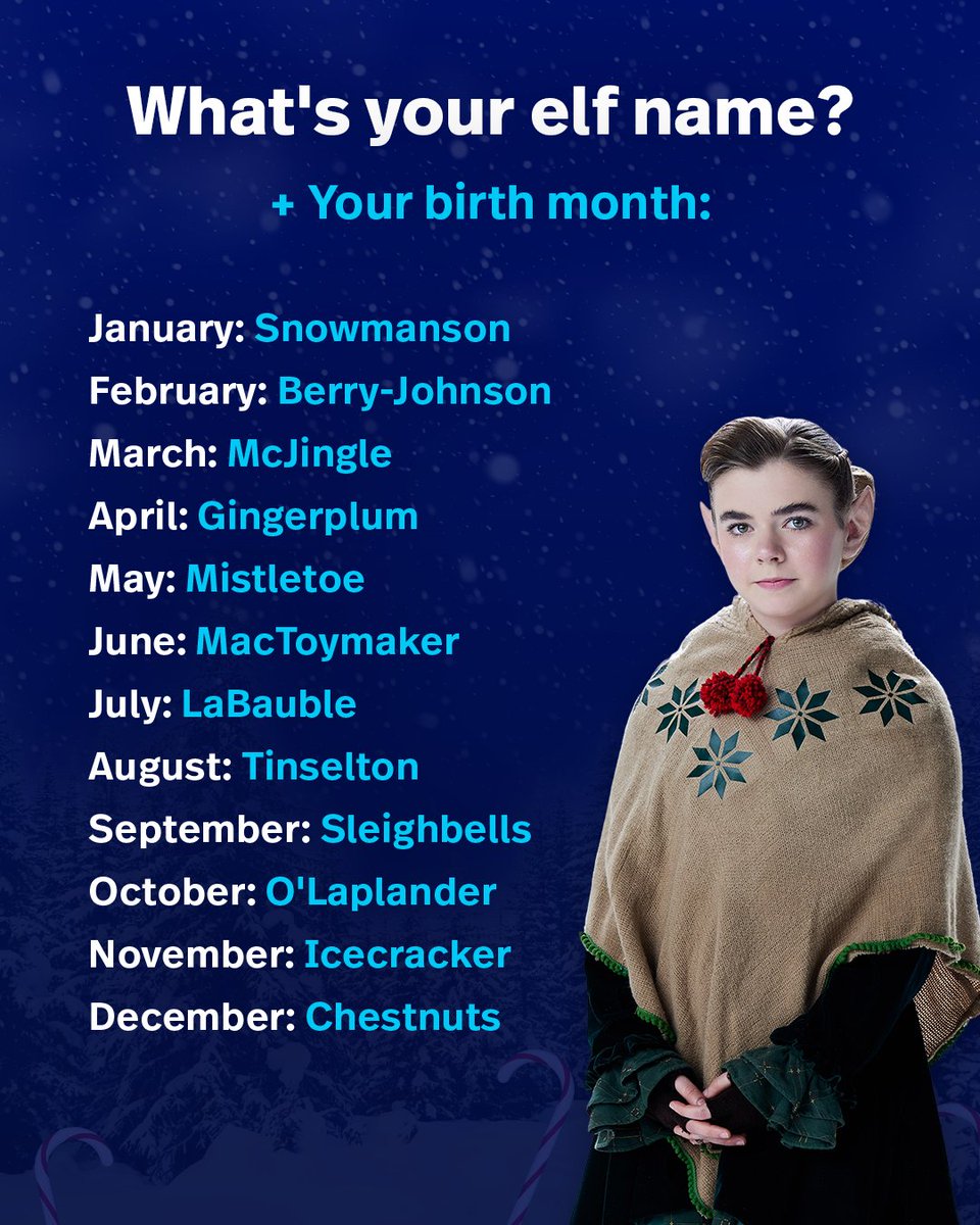 Why have a real name when you could have an ✨ elf name ✨? Share yours in the replies! Season 2 of #TheSantaClauses arrives November 8 on <a href="/DisneyPlus/">Disney+</a>.
