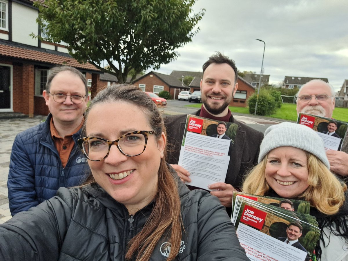 Out in #stocktonontees with #Labour candidate Joe Dancey #Labour #labourdoorstep