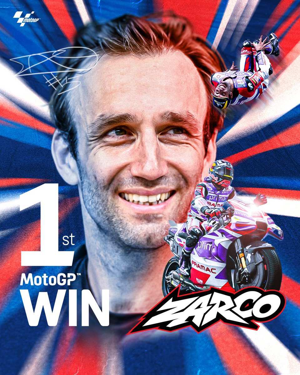 MotorsportsNBC's tweet image. You'll want to see how Johann Zarco got his first @MotoGP win.
Tune in Sunday at 1:30p ET on CNBC.