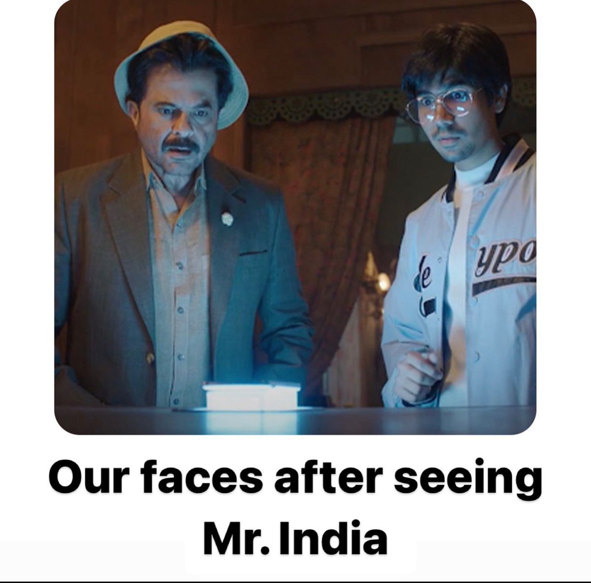 I am really feeling nostalgic because over Mr India is back 
#MrIndiaIsBack