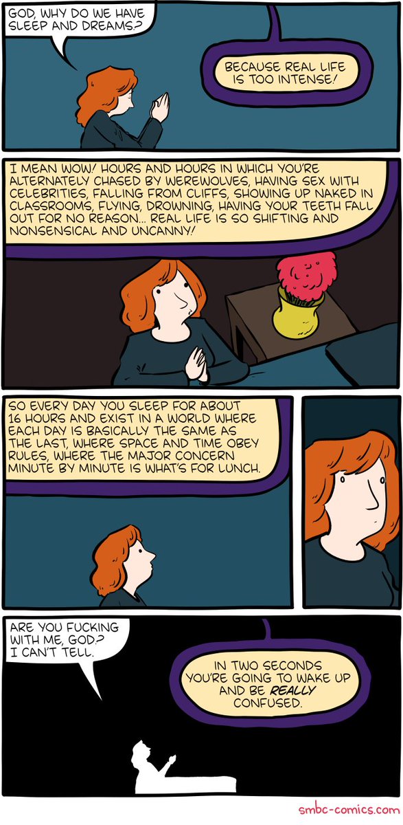 Sleep
smbc-comics.com/comic/sleep (click for full comic)
#smbc #hiveworks #comics