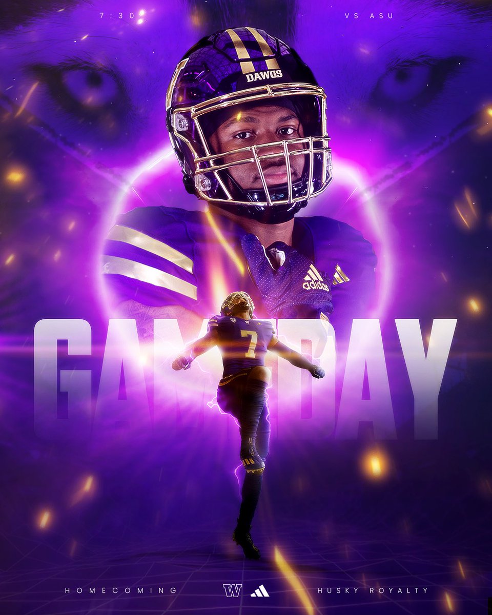 Class, innovation, strategy. Introducing the Husky Royalty uniform for Game 7 vs ASU. #USvsUS
