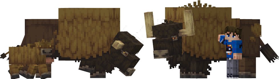 _X1sh_'s tweet image. Giant North American Bison
(The Dawn Era)

(by @jurnaro97)
#TheDawnEra #Minecraft #Minecraftmod #Minecraftmods #blockbench #forge #gamedev