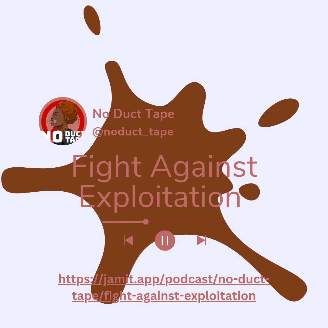 UntitledwitEphy's tweet photo. Happy New Week 🔥🔥

Welcome to No Duct Tape ▶️

Have a listen 👂🏽 
E9 - Fight Against Exploitation 

https://t.co/ui4GQt04vk

We are officially on Spotify. Listen to all the episodes on Spotify ❤️

#jamit #noducttape #podcast #newepisode #FightAgainstExploitation https://t.co/HOHKrCSa7I