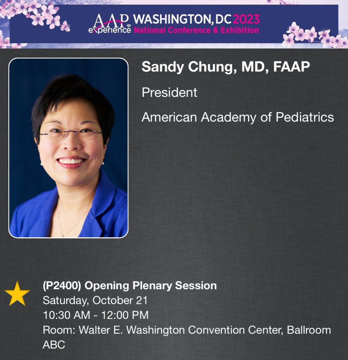 “Children are not little adults… and pediatricians are not little internists… we are pediatricians.” - Dr. Sandy Chung, President of the @AmerAcadPeds