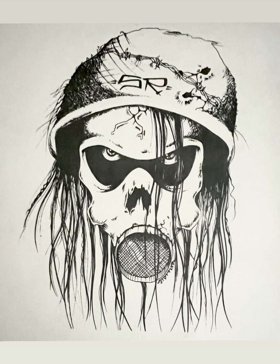 OD, Our Dude. Paul Stottler drew a sketch of OD in 1987 during one of my classes at Coronado High School. He then drew the pen and ink version (2nd photo) and it got colorized for our first t-shirts we printed in Phoenix. We describe OD as a post-apocalyptic mutant warrior dude.