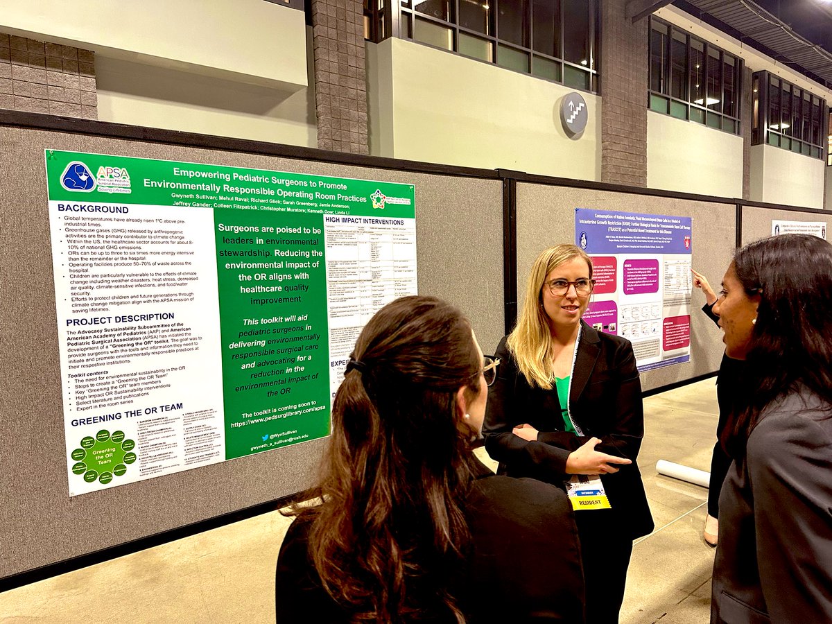 <a href="/WynSullivan/">Gwyneth Sullivan</a> promotes a new toolkit for environmentally sustainable ORs <a href="/AAPexperience/">AAP National Conference & Exhibition</a> <a href="/APSASurgeons/">APSA Surgeons</a> #AAP2023 @ sectiononsurgery