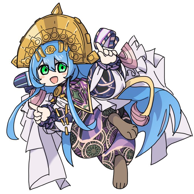 アクキー用サフィーラ。小さいサイズだしデフォルメ目に挑戦してみました。 