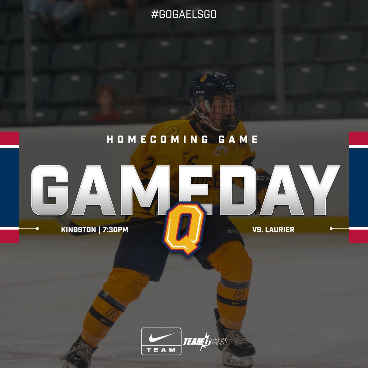 ITS HOMECOMING GAME DAY AT THE MEMORIAL CENTRE 🙌🏻

🏠 Saturday, October 21st @ 7:30pm vs. Laurier 

Use the link in our bio to grab your tickets NOW! … and don’t forget that student tickets are FREE 🎟️

#GoGaelsGo | #LeadTheWay | #QueensUniversity | #ChaGheill | #WomensHockey