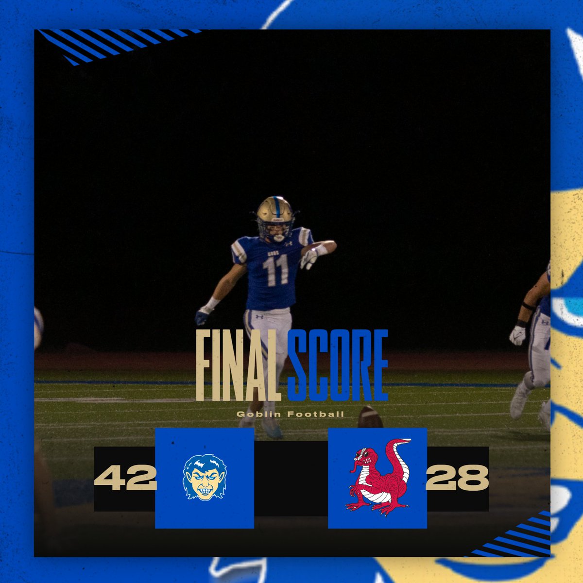 Long's Heroic Performance Leads Harrison Goblins to Victory Over Dardanelle Sand Lizards

 In a clash between two Arkansas high school football schools, the Harrison Goblins triumphed over the Dardanelle Sand Lizards, with a final score of 42-28. #GoGobs
