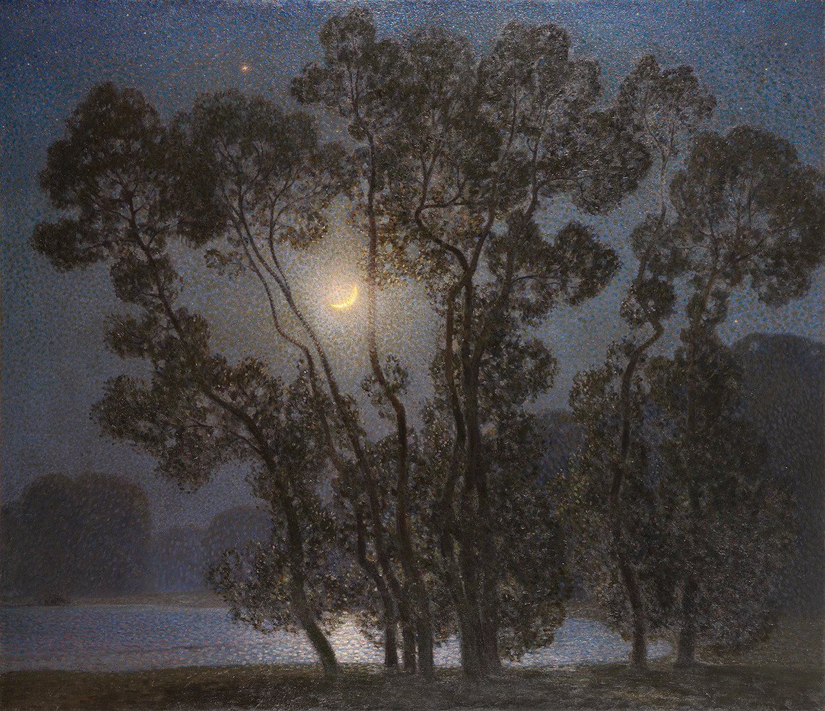 elemmiressoul's tweet photo. "The Serenity of the Night" by Claude Francis Barry https://t.co/wGkBjyToO9
