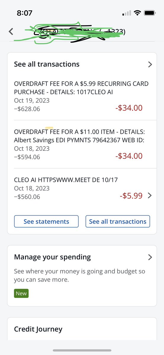 I understand my debt is my responsibility but Chase is taking advantage charged 34 on a 5.99 charge and another one for 11.00.
