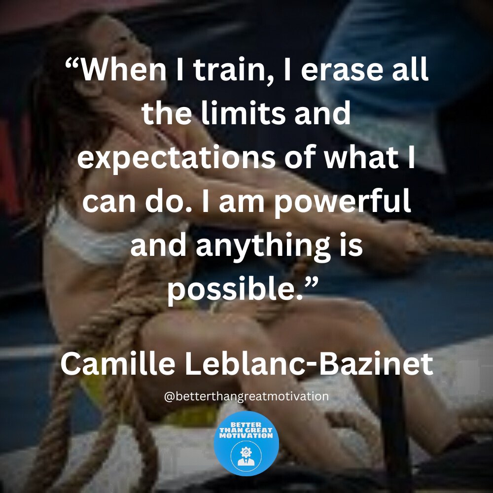 BTGmotivation's tweet photo. It's a reminder that the power of the mind and determination can push you beyond what you might initially think is possible.

Camille Leblanc-Bazinet

#crossfit #crossfitgirls #crossfitter #camilleleblancbazinet #gym #gymmotivation #workout #workoutmotivation https://t.co/Zk3ETKEuKH