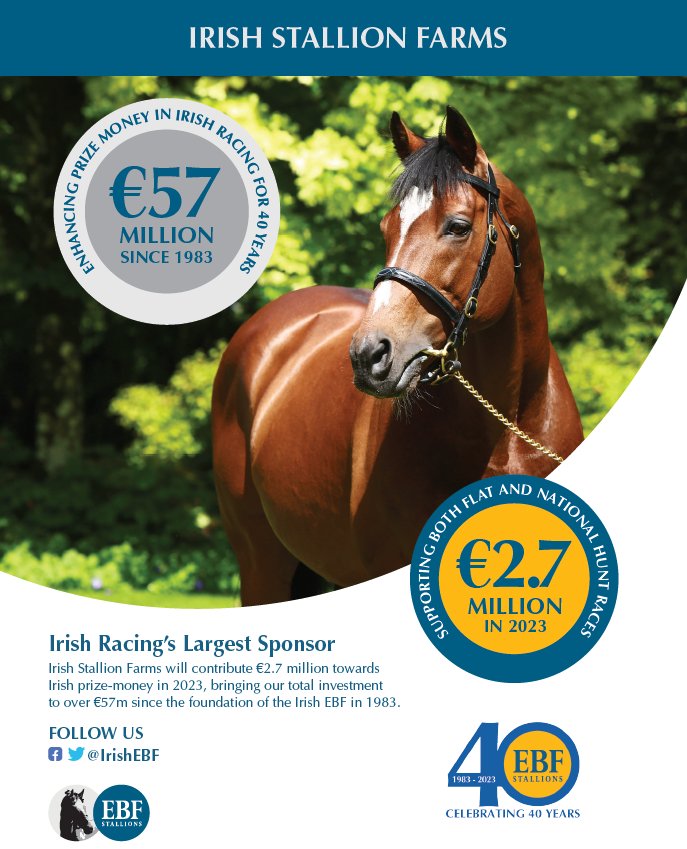 ELIZABETH JANE (by Dubawi <a href="/DarleyEurope/">Darley in Europe</a>) takes the 2yo Fillies #IrishEBF Maiden <a href="/LeopardstownRC/">Leopardstown RC</a> for Team Weld and owners <a href="/MoyglareStud/">Moyglare Stud</a> 🏆👏🏆

#EBFGoodForRacing 👏👏
#HorseRacing