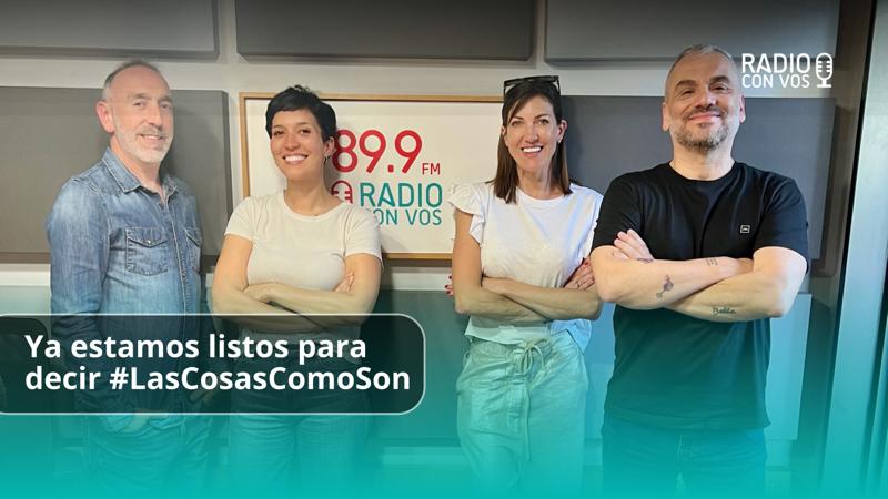📻 Ya estamos listos para decir #LasCosasComoSon con <a href="/pablodeleon1/">Pablo de León</a> Palpitando las #Elecciones2023 
🚘 Autos y deportes <a href="/pampaleturia/">Gaston Leturia</a> 
💸 Economía con <a href="/natdona/">Natalia Donato</a> 
🍷Sommelier <a href="/andynunezviolet/">Andrea Nuñez</a> 
🎧 Música con <a href="/peyizambrano/">Peyi</a>  
🎙 La voz de <a href="/AlejandritaArce/">Alejandra Soledad Arce</a> 
🎚En los controles <a href="/LuCamTec/">LUcas CAMpos</a>
