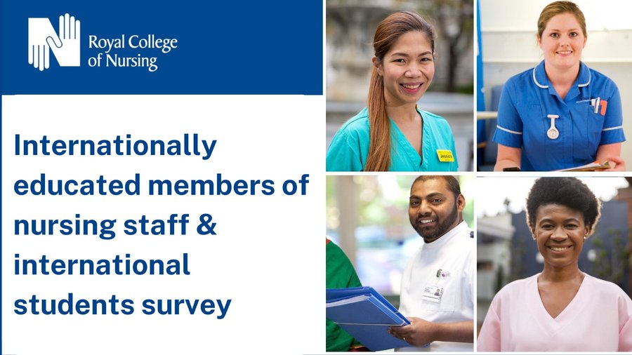 Are you an RCN member working in the UK who was educated overseas? We want to hear from you. Take our survey and tell us how we can improve the support we offer: bit.ly/48KRywm