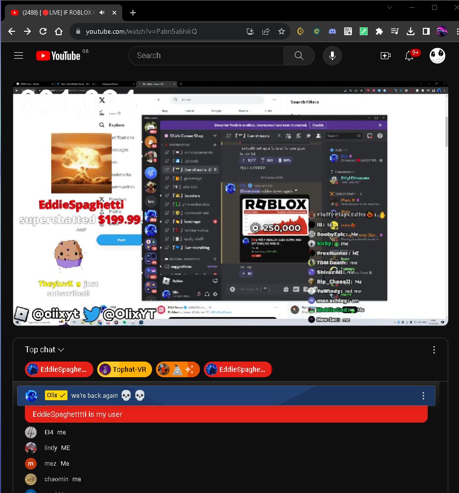 Jamie80329096's tweet photo. @OlixYT This is FR another stream :0 https://t.co/qgSkATmCOx