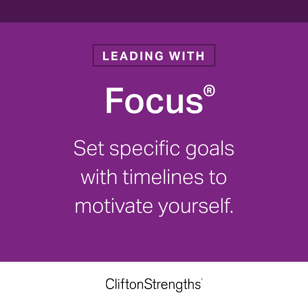 When leading with Focus, your greatest worth as a team member might be helping others set goals. At the end of meetings, take responsibility for summarizing what was decided and for defining when these decisions will be acted on. #Focus #CliftonStrengths on.gallup.com/48Ythmw