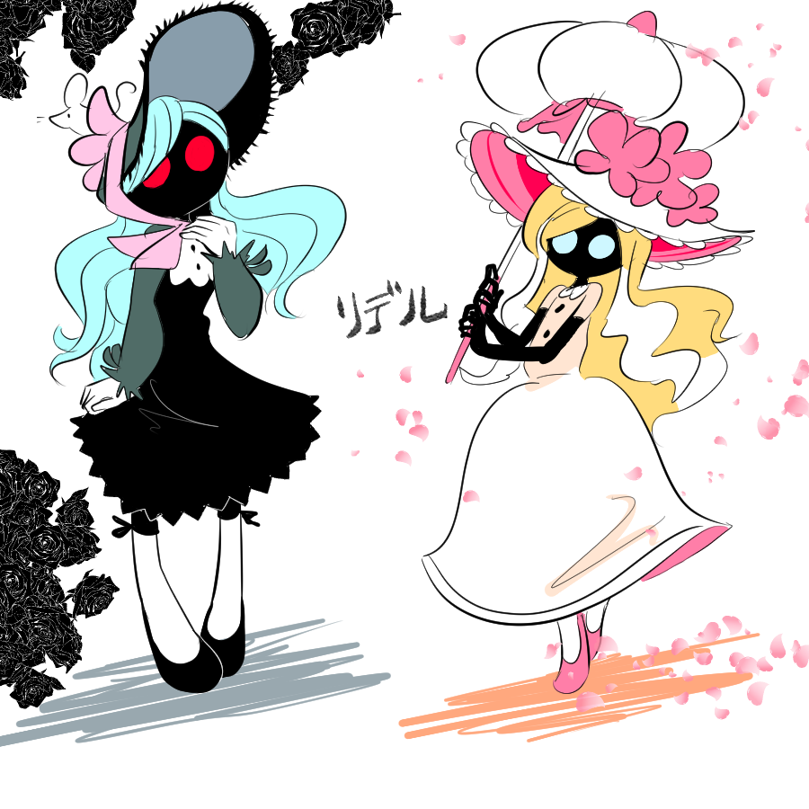popn_art ポップン クニオシ、薬子ちゃん、リデル」|MFLのイラスト
