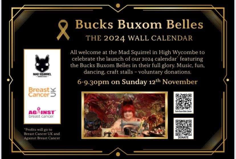 Bucks Buxom Belles calendar is now available for purchase.  All proceeds go to Breast Cancer charities.