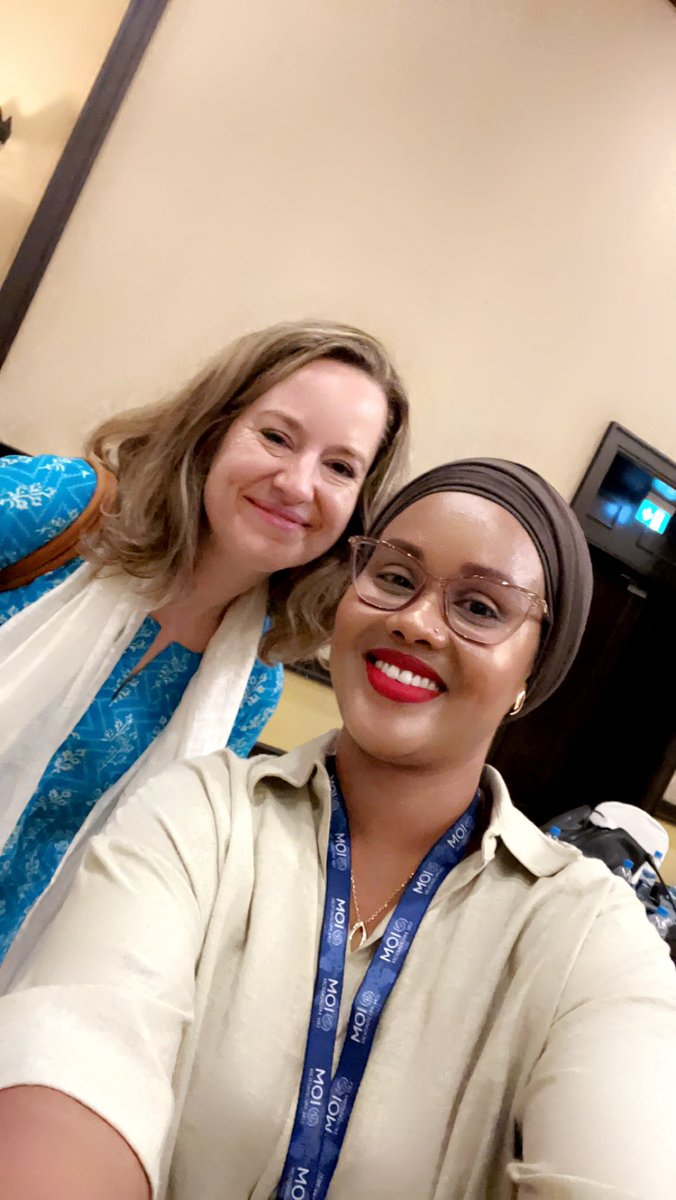 ummiyacin's tweet photo. It was great meeting with IOM’s Director General Amy Pope, and Chief of Staff @AbdikerM during their official meeting in Djibouti. @DjiboutiIom https://t.co/NDPGltzfHI
