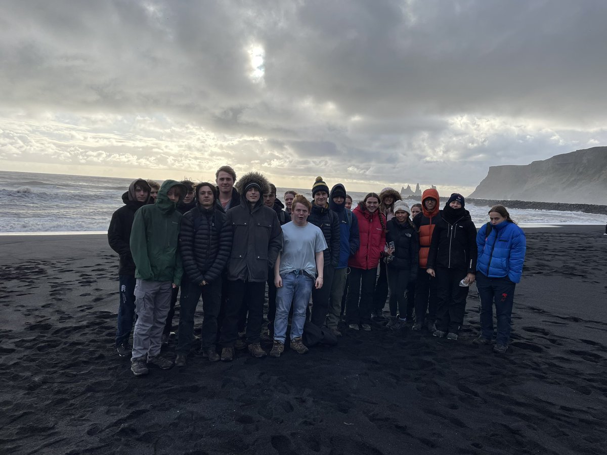 Hurstgeog's tweet photo. Vik and Dyrhólaey. Black volcanic sand beaches and dramatic coastal scenery! #Iceland #hurstgeog https://t.co/ocjcUw5pA2