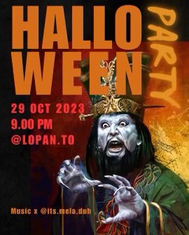 Do you have the GUTS?
Our Annual Halloween Party is going down next week and we want you to show up in your BEST COSTUME! 
Specialty cocktails and snacks on deck and music DJ Mela 🎧

🗓️ It’s all happening next 𝗦𝘂𝗻𝗱𝗮𝘆 𝘁𝗵𝗲 𝟮𝟵𝘁𝗵, upstairs at #LopanCocktailBar