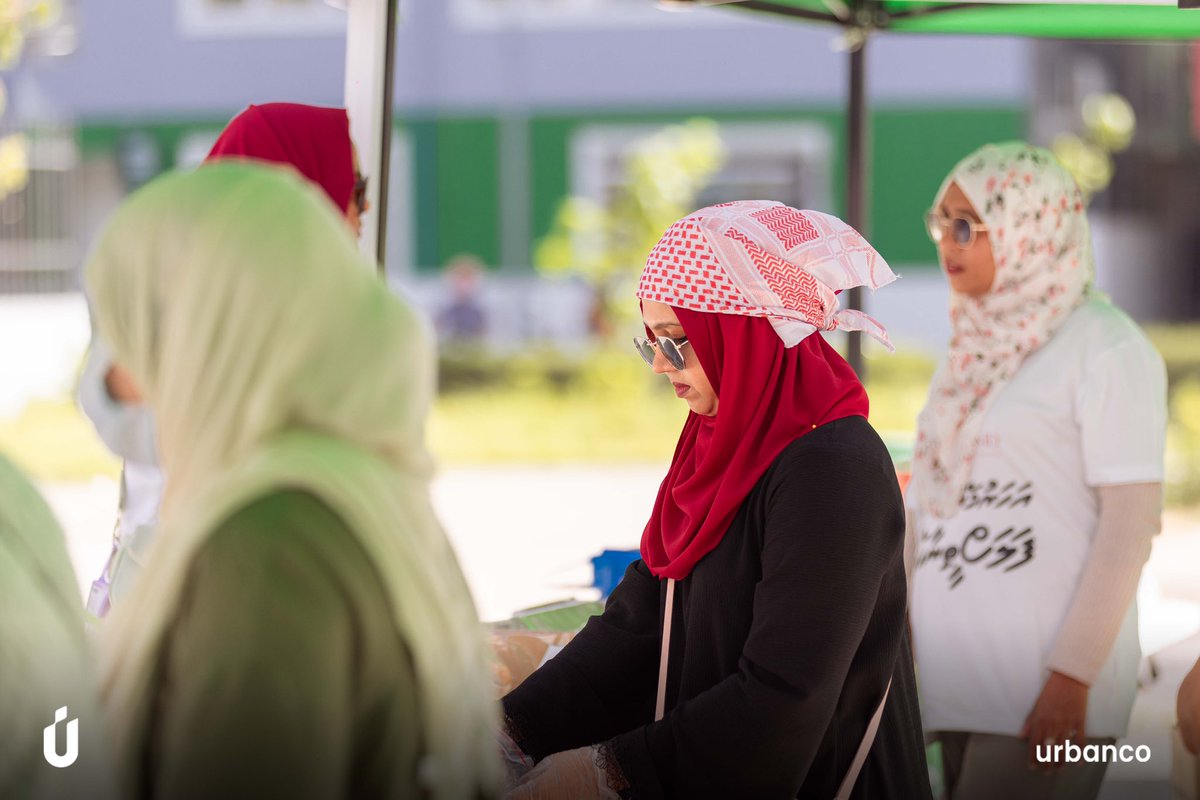 hdcmaldives's tweet photo. We are honoured to have been the hosting partner for the Maldivian Mothers with Palestine event. Thank you to all those who dropped by and made a contribution; every little bit matters!

From the river to the sea, Palestine will be free! 🇵🇸

#SupportingCommunities 
#WithUrbanco 
#FreePalestine