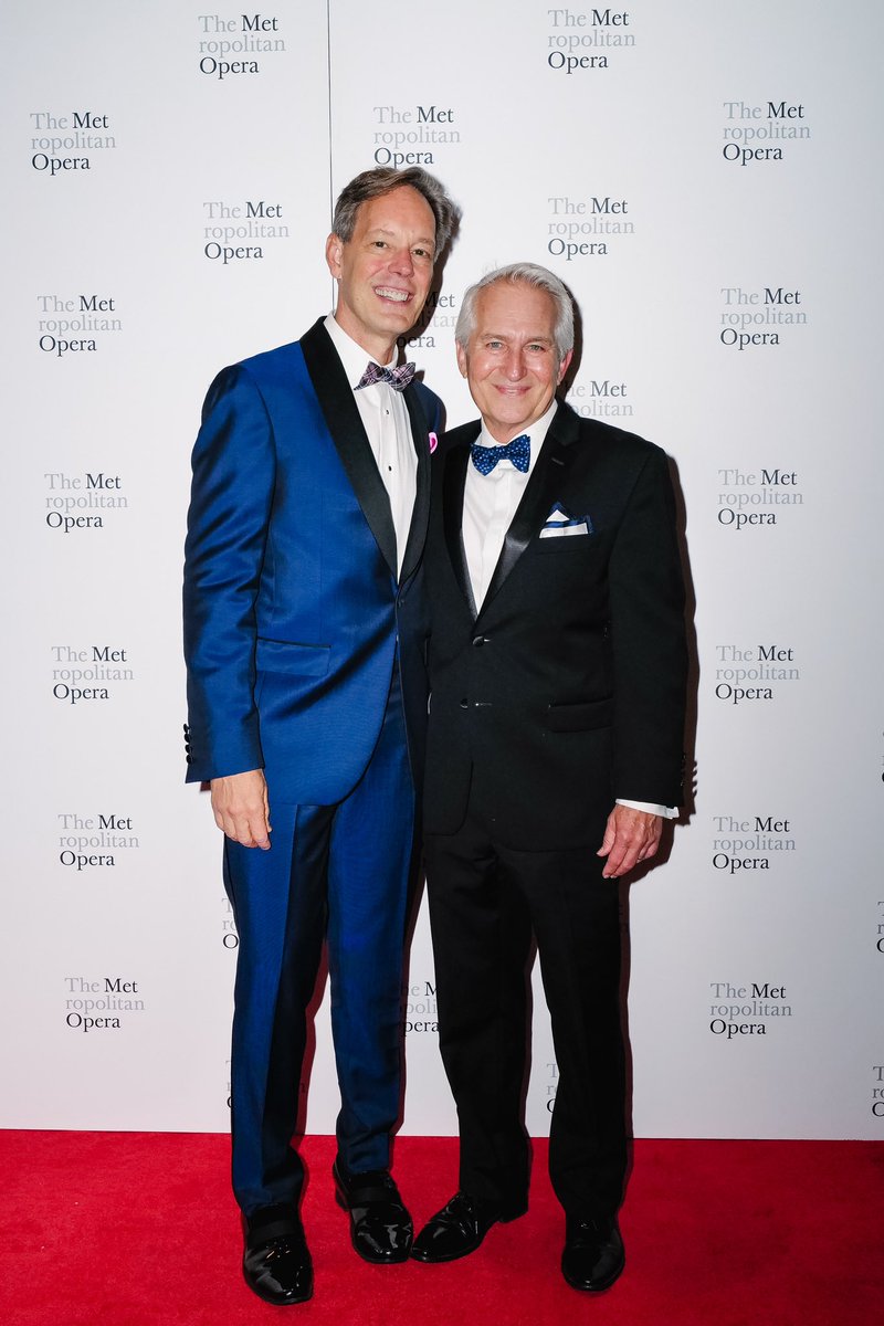 Yep, our clients were jaw-droppingly handsome on the Met red carpet – but we also appreciated the thoughtful touches in their looks. Jake Heggie wore cufflinks that belonged to Terrence McNally, Dead Man’s librettist, to ensure Terrence was on stage at opening night bows.