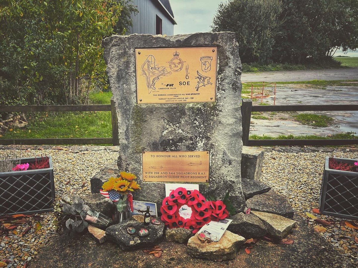 fibo74's tweet photo. Earlier this year I visited Pegasus Bridge and the site of the first allied landings by gliders on D-Day close by, and when I found out the history of where those gliders flew from, I had to close the loop. This little airfield has a big place in history.
#operationtonga #dday https://t.co/juW6DlPslP