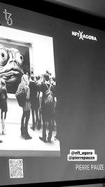 Catching up with friendly faces at the Tezos community party 🎉
<a href="/_NFTAgora/">NFTAgora</a> <a href="/m_blehaut/">Marine Blehaut - AI Archives | Video art</a> @PauzePierre &amp;all.