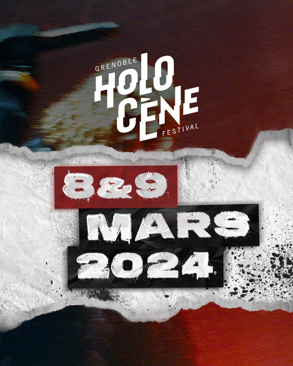 Holocène revient en très grosse force les 8 et 9 mars 2024 pour une édition méchamment rap !

La prog' arrive vite mais on continue de faire monter encore un peu la hype 👀gre