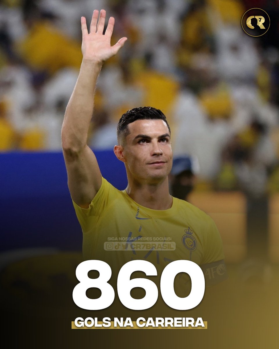 CR7Brasil's tweet photo. 860 GOLS NA CARREIRA.

ELE É INEVITÁVEL. https://t.co/8ZlZkks3rX