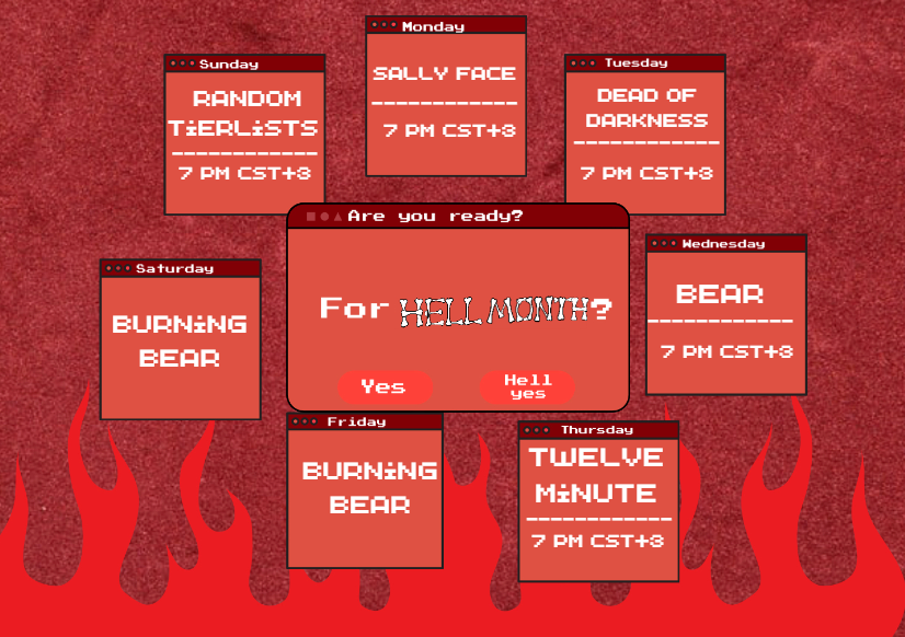 LunarB0ear's tweet photo. schedule!! 22 - 26 October
TAGS:
General:#lunarbear
Art;#beARTLive
live:#lunarlive
Assets: #bearASS
Meme.#funnybear
Thumbnails: #bearthumb
Clips: #bearclips
#Vtubers #VtubersEN #VtubersUprising https://t.co/cEftk01uja