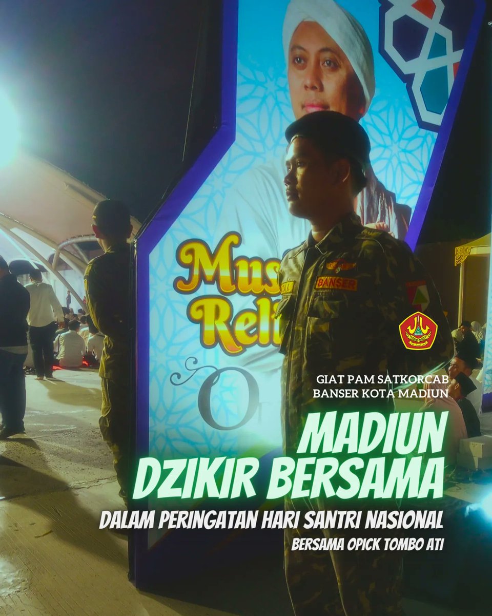 ansorbanser29's tweet photo. Giat PAM malam ini dalam peringatan Hari Santri Nasional bersama Pemkot Madiun Kota https://t.co/fD3oEC9omD