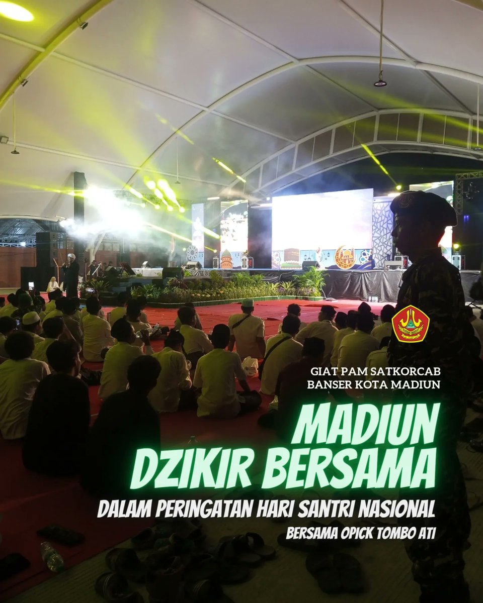 ansorbanser29's tweet photo. Giat PAM malam ini dalam peringatan Hari Santri Nasional bersama Pemkot Madiun Kota https://t.co/fD3oEC9omD