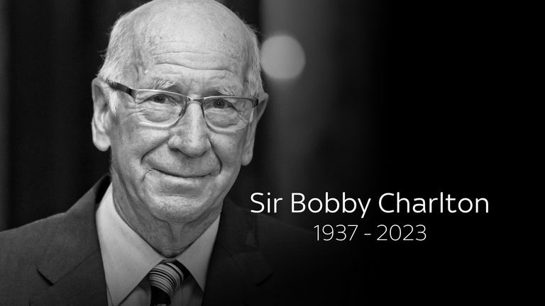 Giving Respect when Respect is Due.
R.I.P Sir Bobby Charlton England World Cup winner and Manchester United legend one of the great footballers of all time.